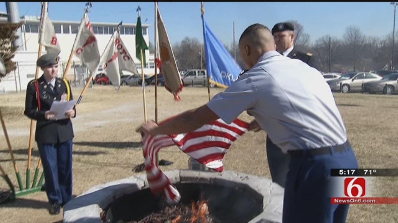Tulsa Edison Students Hold 'Funeral' For Flags