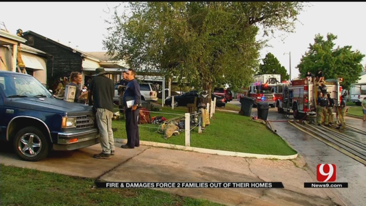 Fire Damages Two Homes In SE OKC