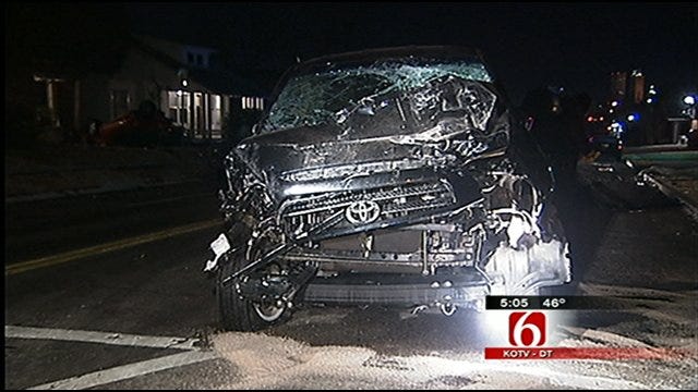 Tulsa Police: Driver's Alcohol Level 2X The Legal Limit In Crash