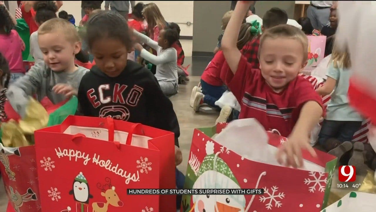 Hundreds Of Moore Elementary Students Surprised With Gifts