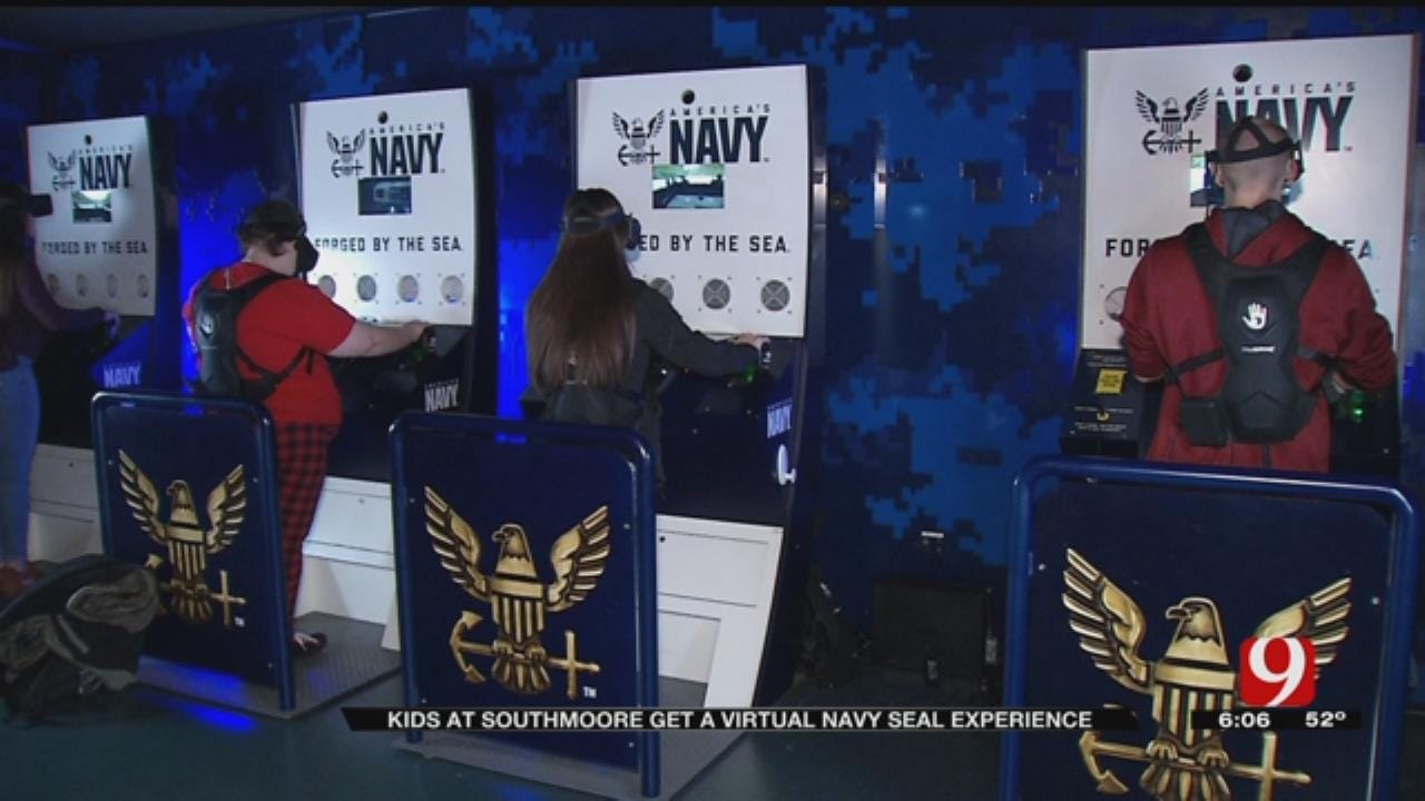 Navy Uses Virtual Reality For Recruiting Event At Moore High School