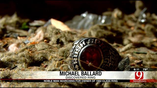 Noble Man Searching For Owner Of Lost 1982 Class Ring