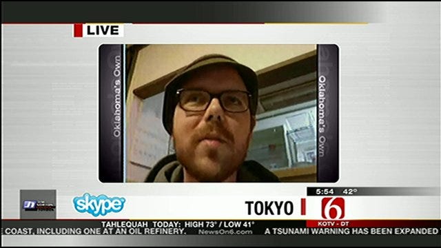 WEB EXTRA: Former Tulsan, Now Living In Tokyo, Talks About Earthquake