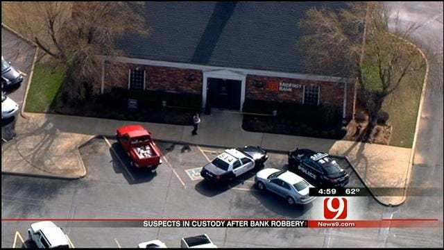 Arrests Made After Bank Robbery In Oklahoma City