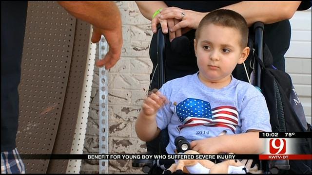 Benefit Held For Seiling Boy Recovering From Accident