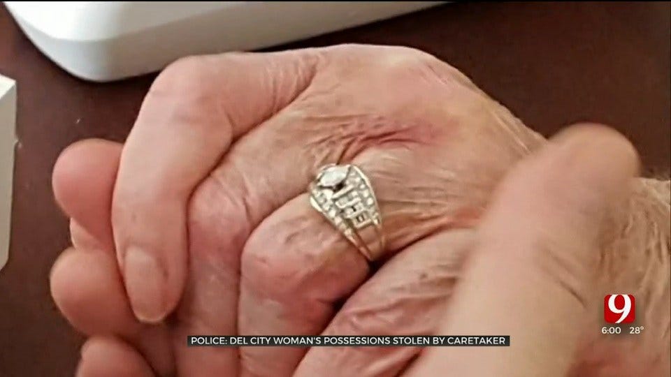 74-Year-Old Del City Woman Desperate To Find Wedding Ring Allegedly Stolen By Caretaker
