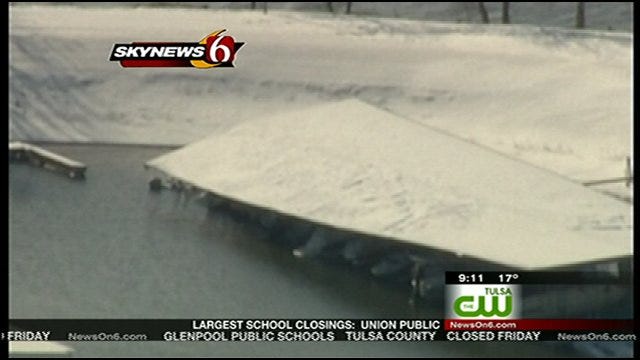 Marina Owners Survey Snow Damage At Grand Lake