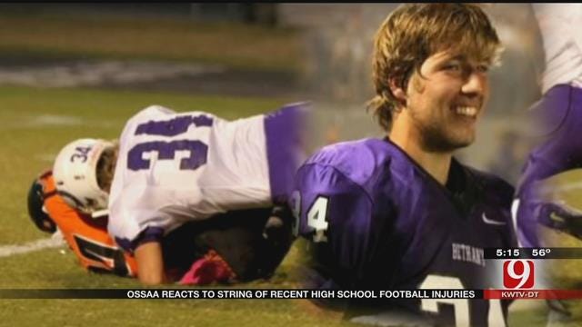 OSSAA Reacts To String Of Recent High School Football Injuries
