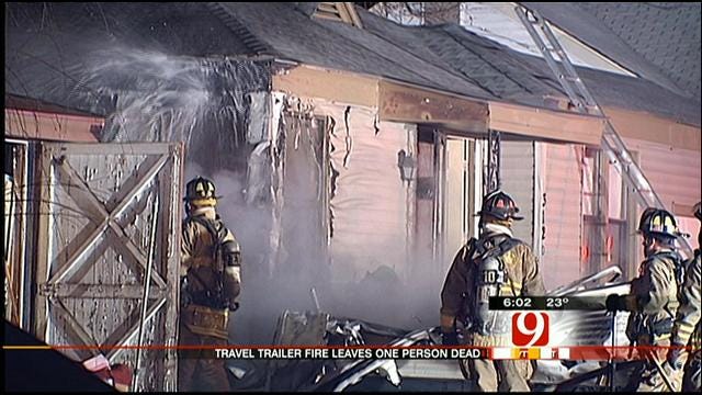 One Person Killed In Structure Fire In NW OKC