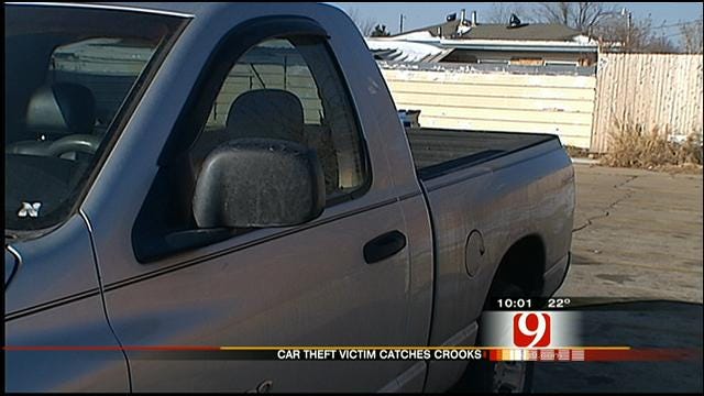 Brazen Car Thief Steals Truck In Front Of OKC Gas Station