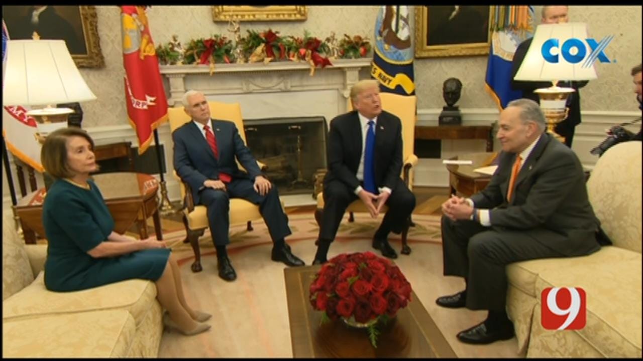 President Trump, Top Democratic Leaders Get Heated About Border Wall