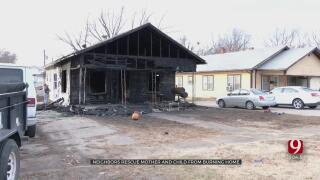 Neighbors Credited For Rescuing Mother, Kids Trapped In Burning Ponca City Home