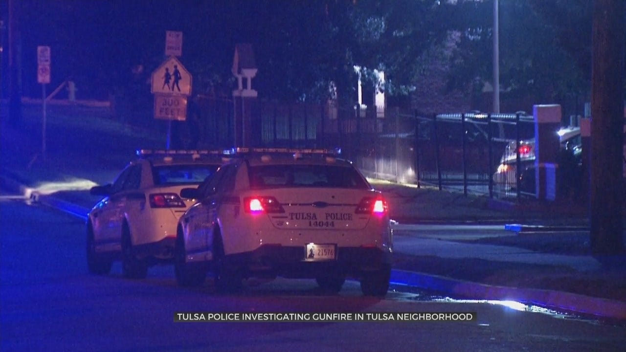 Tulsa Police Investigate Shots Fired In A Neighborhood