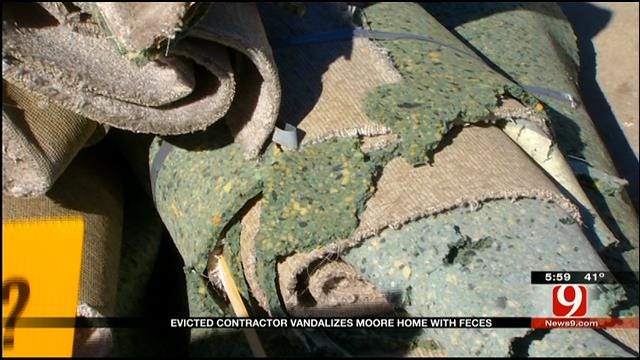 Evicted Contractor Vandalizes Moore Home With Feces