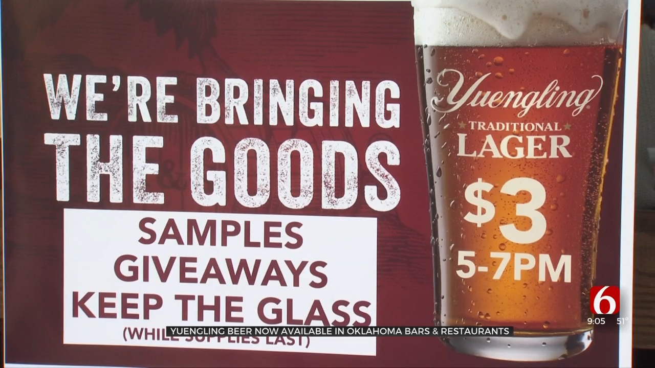 Yuengling Beer Now Available In Oklahoma Bars & Restaurants