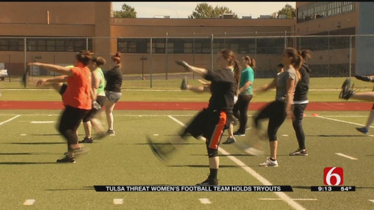 Tryouts Held For Tulsa Female Football Team