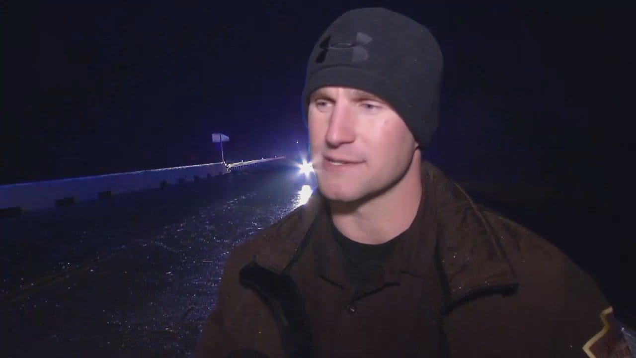 WEB EXTRA: Oklahoma Highway Patrol Trooper Brad DeBell Talks About Road Conditions