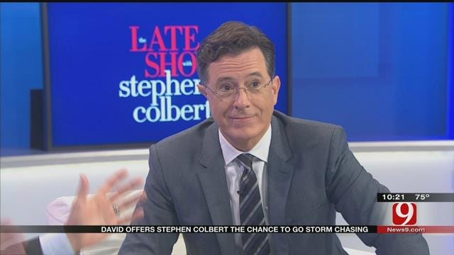 David Payne Sits Down With Late Show Host Stephen Colbert
