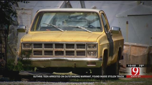 Guthrie Man Found In Stolen Pickup, Arrested On Outstanding Warrant
