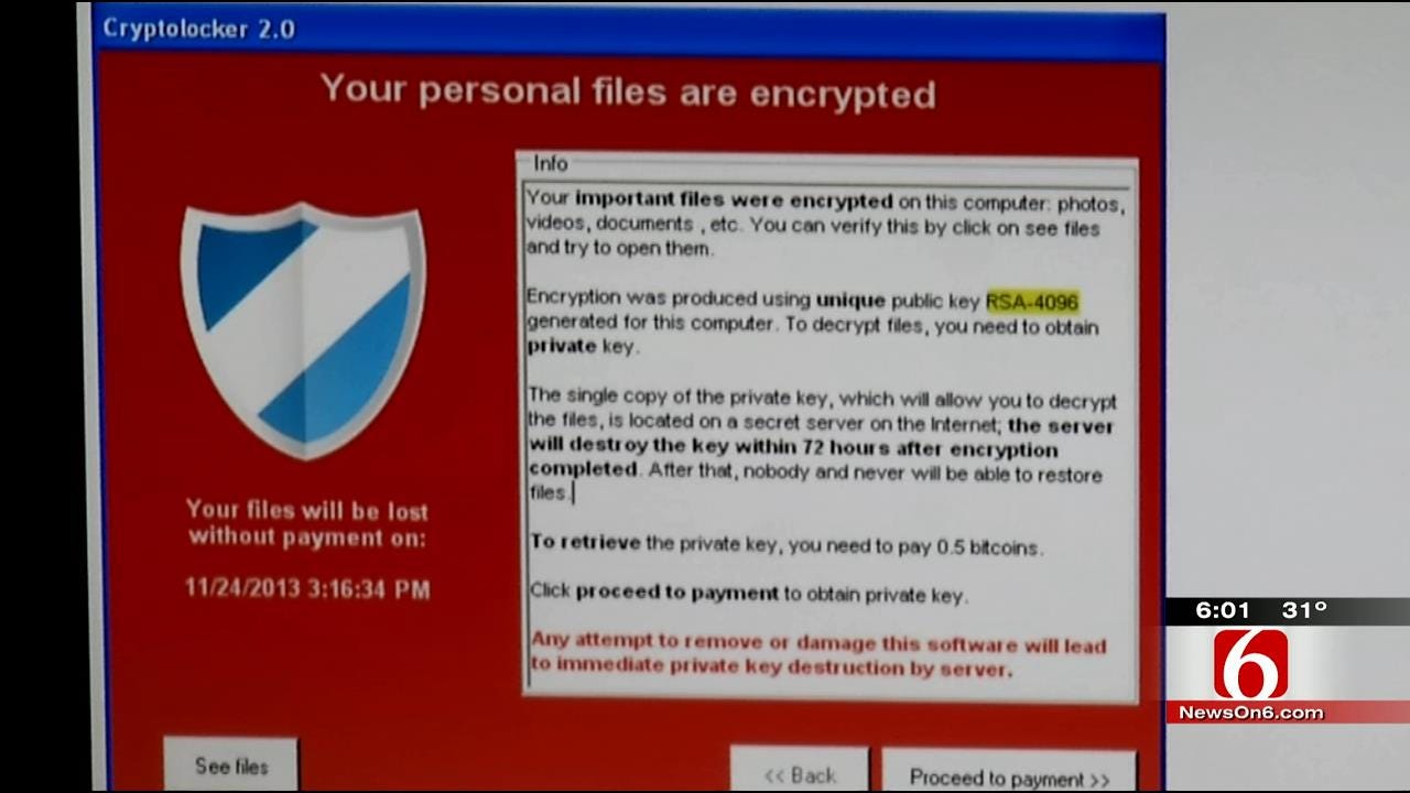 Hackers Now Hijacking Computers, Holding Info For Ransom