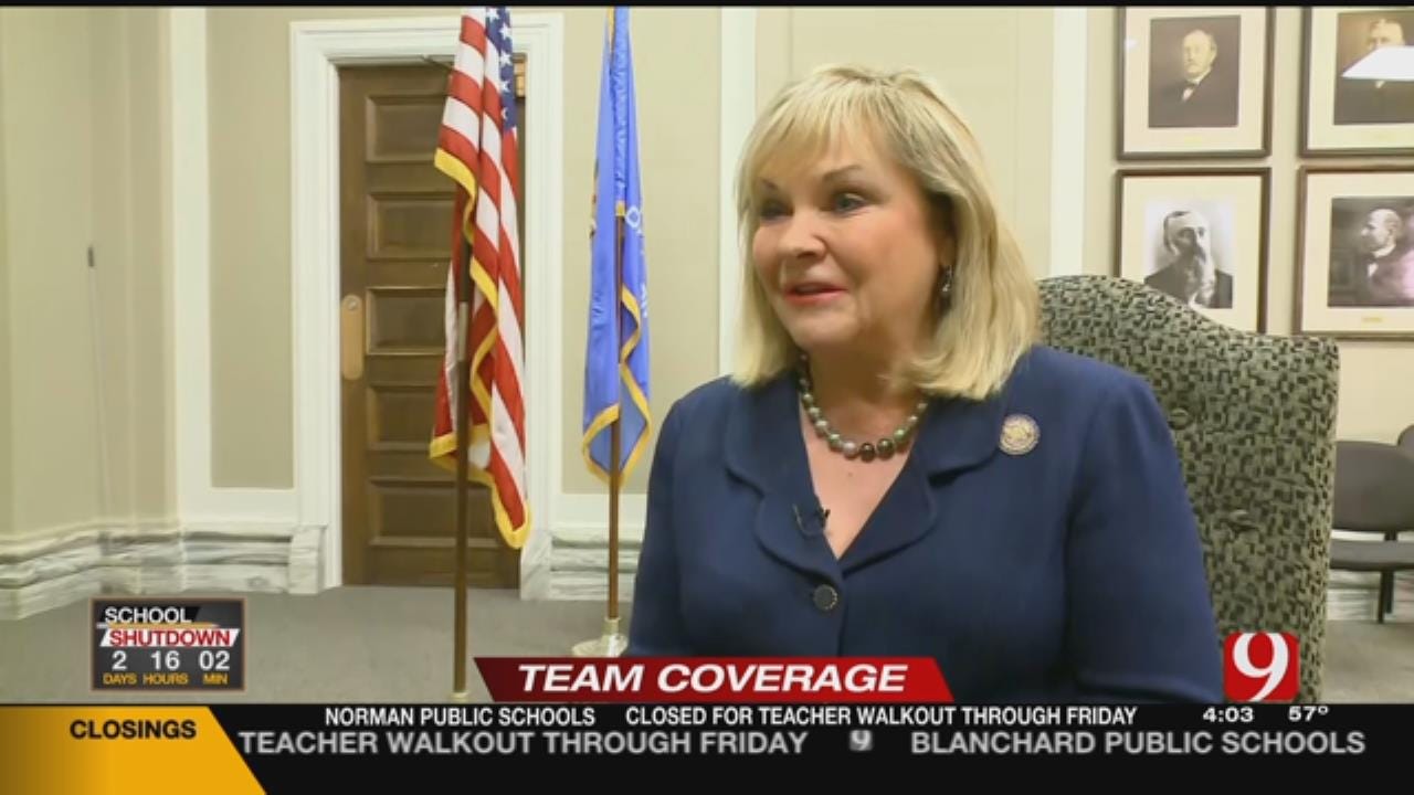 Teachers Frustrated After Gov. Fallin’s Comments During CBS Interview