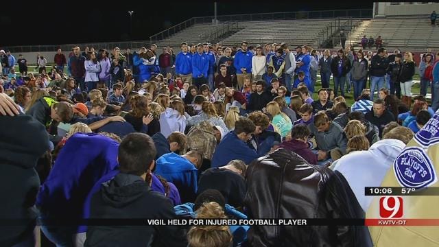 Vigil Held For Bethany Football Player