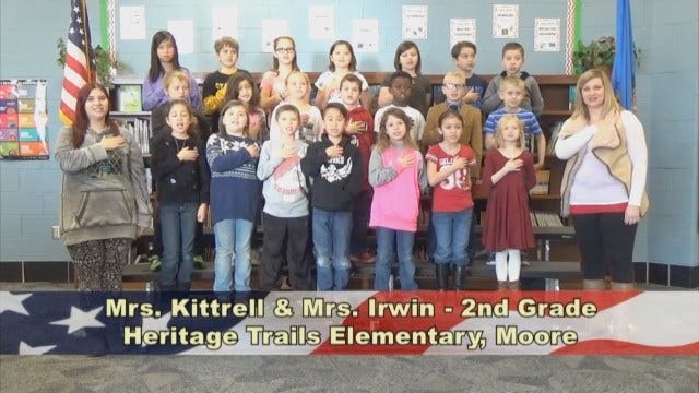 Mrs. Kittrell and Mrs. Irwin's 2nd Grade Class At Heritage Trails Elementary