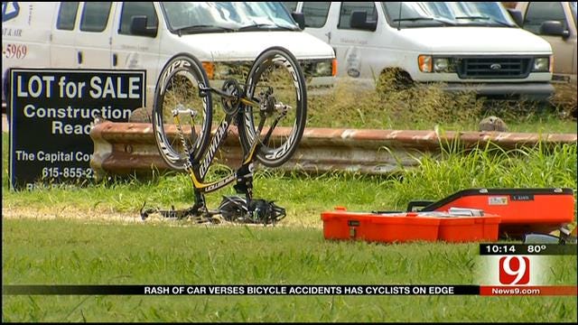 String Of Bicycle Accidents Has OKC Cyclists On High Alert