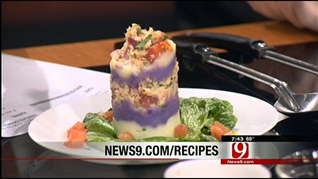 Causa Salad From the Executive Chef Of Chapperel Energy