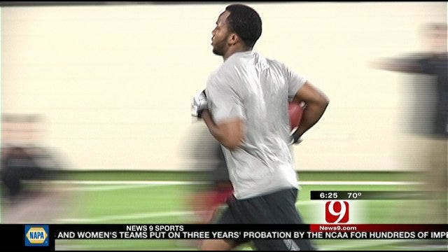 Ryan Broyles Holds Pro Day In Norman