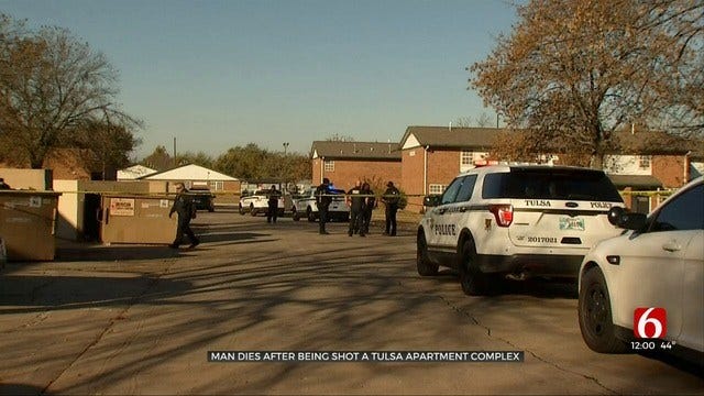 Tulsa Police Questioning Woman After Man Shot To Death At Apartment Complex