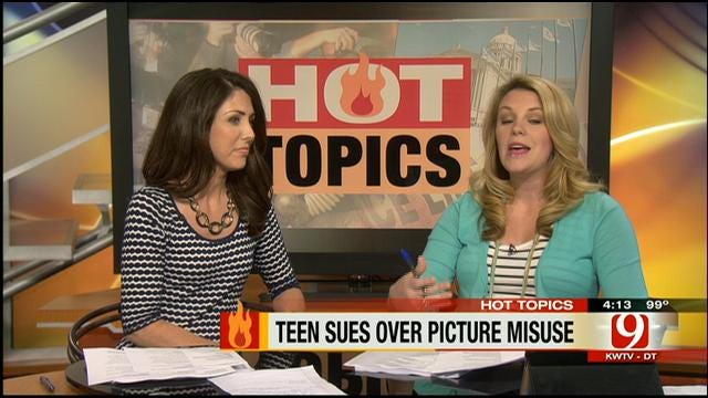 Hot Topics: Teen Sues Over Picture Misuse