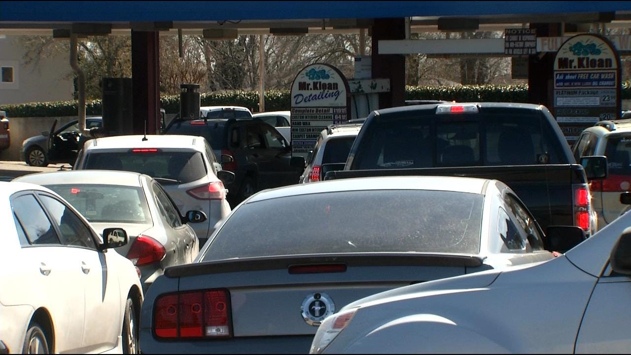 Winter Blast Sends Green Country To Car Wash Lines