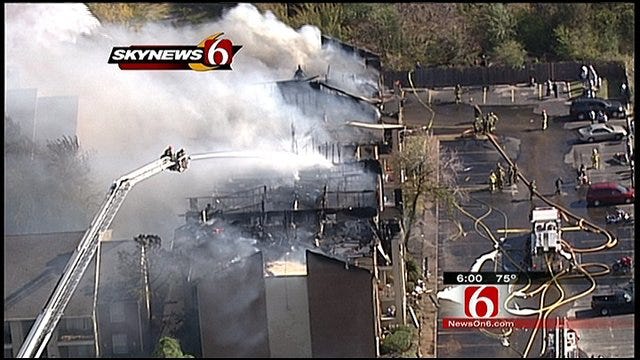 Tulsa Apartment Fire Destroys Building, Displaces More Than 100 People