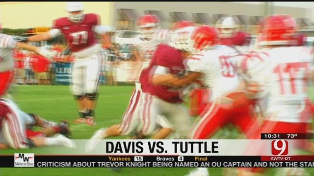 Tuttle Charges Past Davis