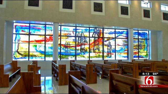 Stained Glass Window Lifts Spirits At St. Francis Trauma Center Chapel
