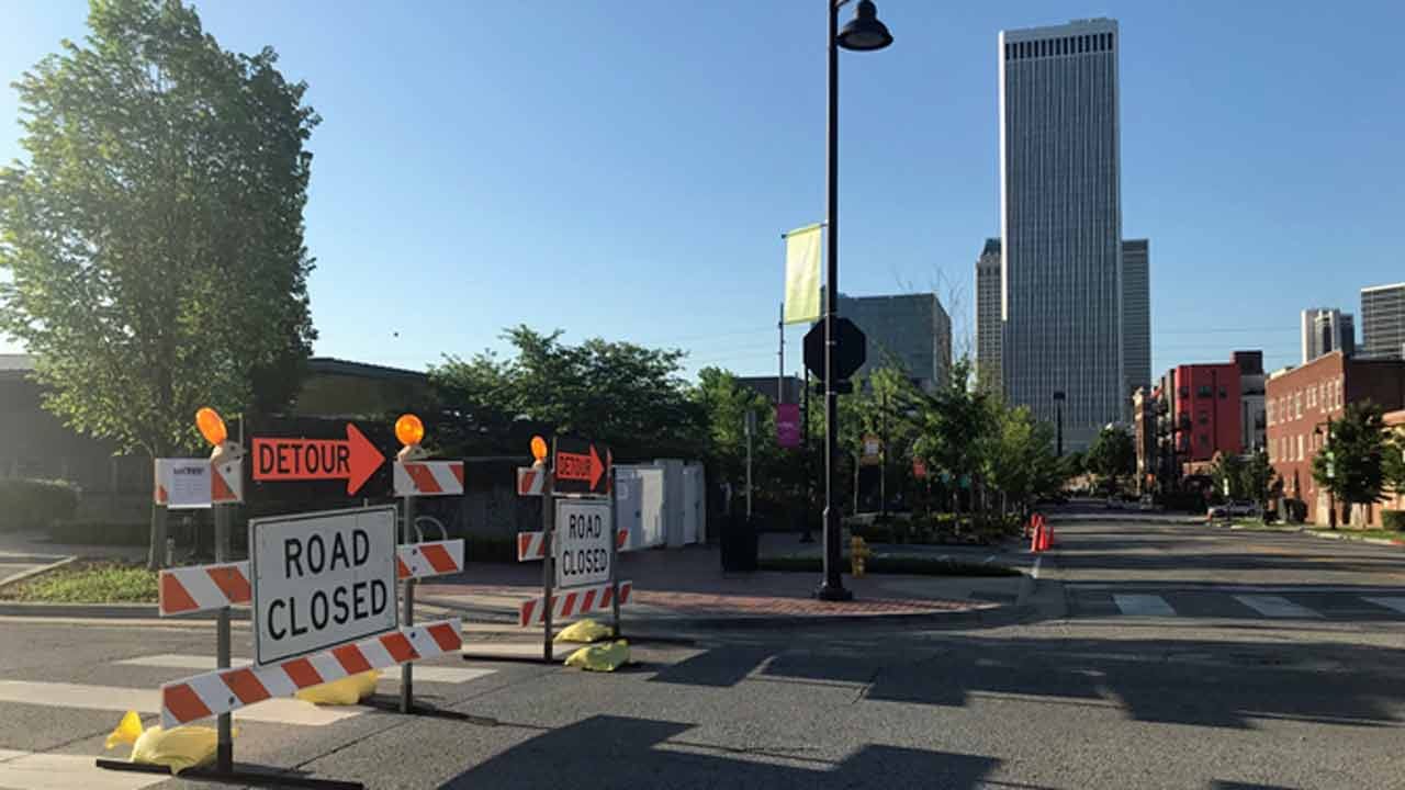 Mayfest Road Closures Underway In Downtown Tulsa