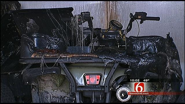 Tulsa Motorcycle Shop Cleans Up After Fire