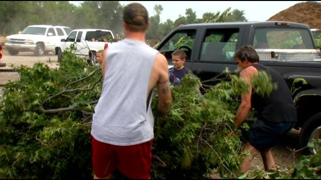 Green Country Homeowners Hurry To Clear Debris Before More Severe Weather