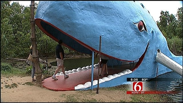 Catoosa's Blue Whale Get's Facelift