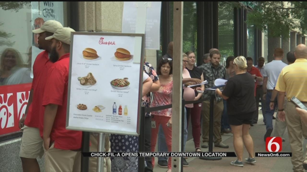 Chick-fil-A Testing New Downtown Tulsa Location, Raising Money For Kids