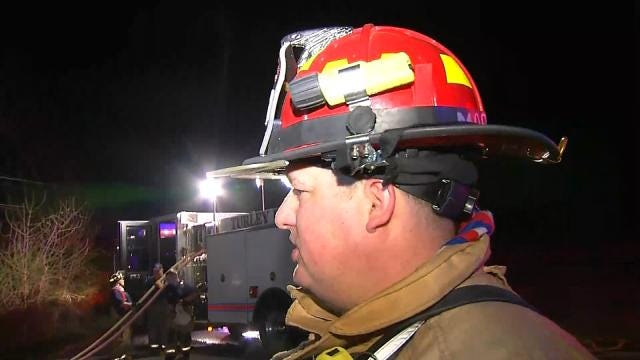WEB EXTRA: Turley Fire Captain David Morgan Talks About House Fire