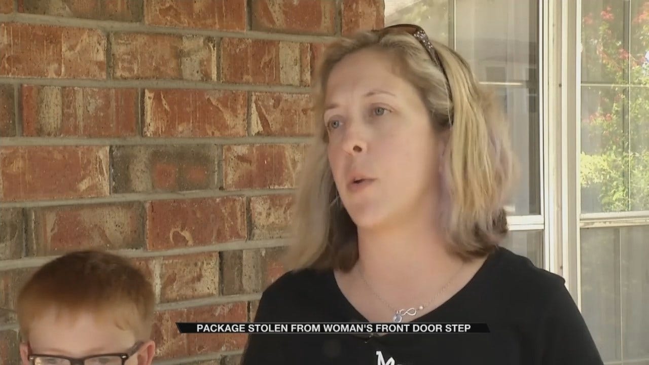 Tulsa Woman Says Teen Stole Package From Her Porch