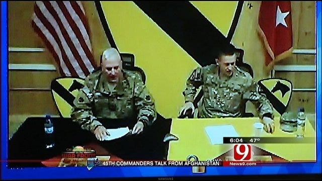 Oklahoma Soldiers Hold Online News Conference