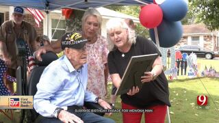 Wewoka WWII Veteran Surprised With Parade For 100th Birthday 