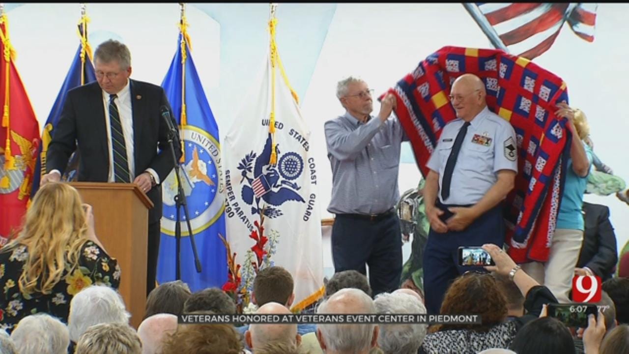 Veterans Honored At New Veterans Event Center In Piedmont