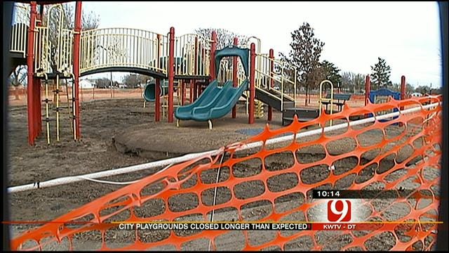 OKC Playgrounds Closed Longer Than Expected Due To Safety Concerns