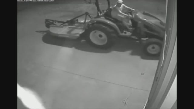WEB EXTRA: Two Caught On Camera Attempting To Steal Tractor