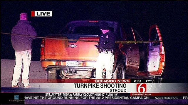 Two People Shot While Driving Down Turner Turnpike Near Stroud