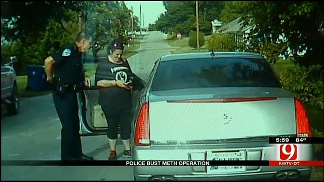 Caught On Camera: Illegal Driver Helps Chickasha Police Bust Meth Operation